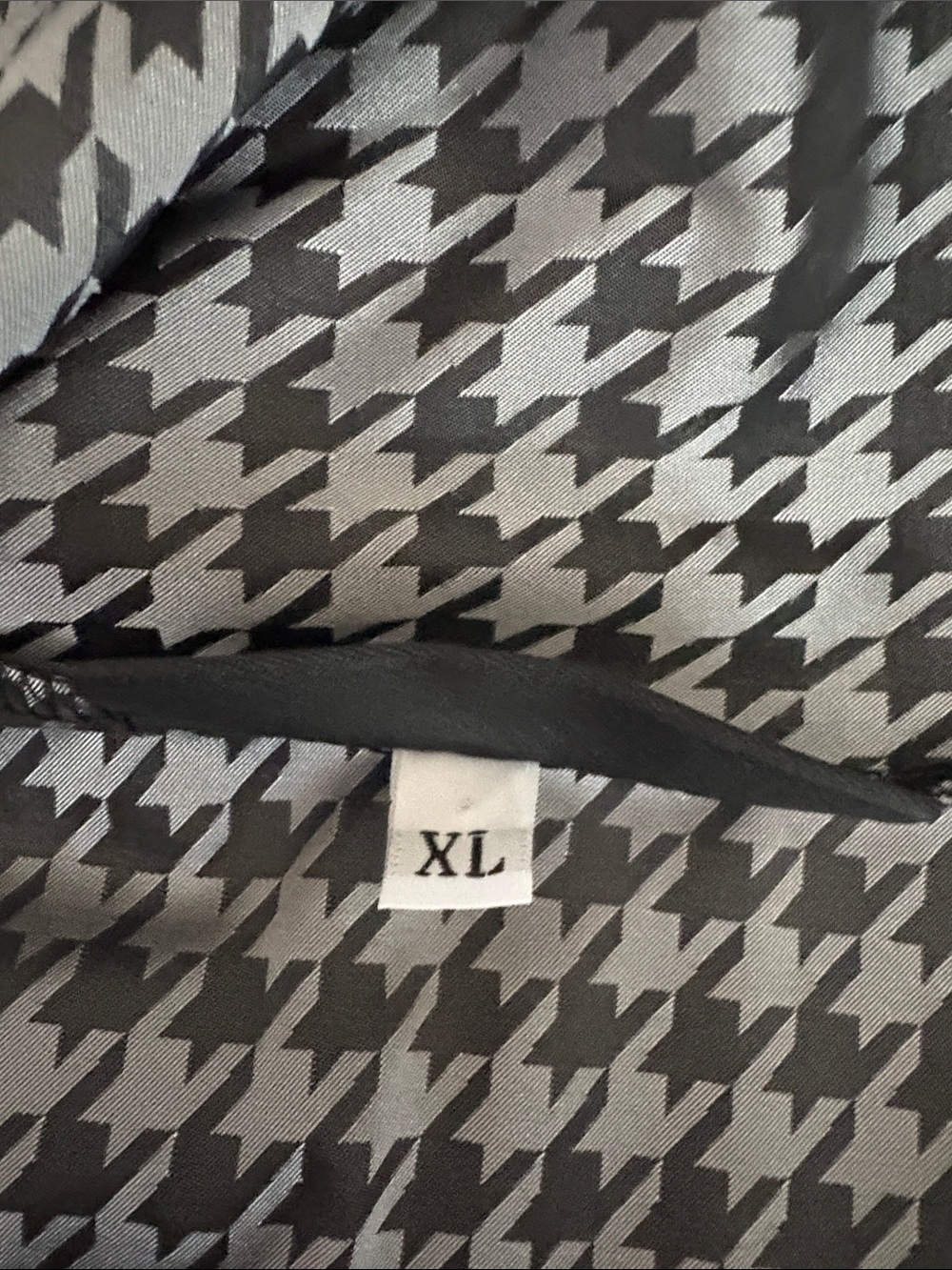 Bryn Walker Giovanna Houndstooth Jacquard Balloon Sleeve Top Size XL Lagenlook - Picture 6 of 8